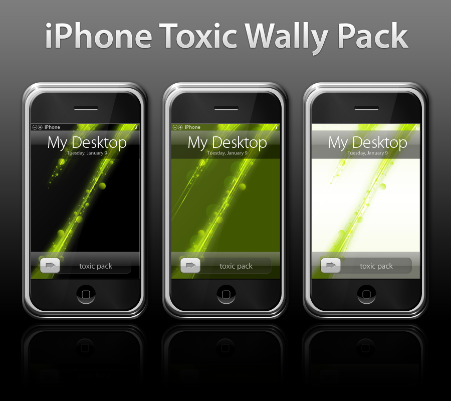 iPhone Toxic Wallpaper Pack