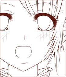 Cute Sachi Lineart