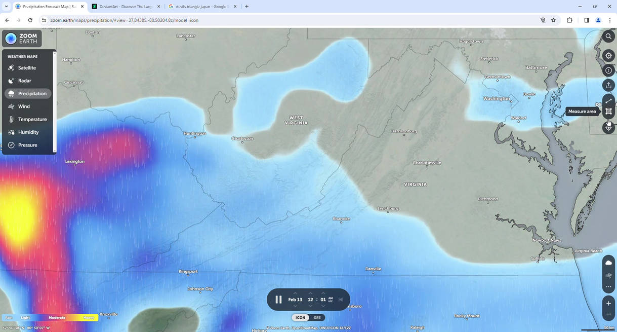 Weather Radar for Williamsburg Virginia