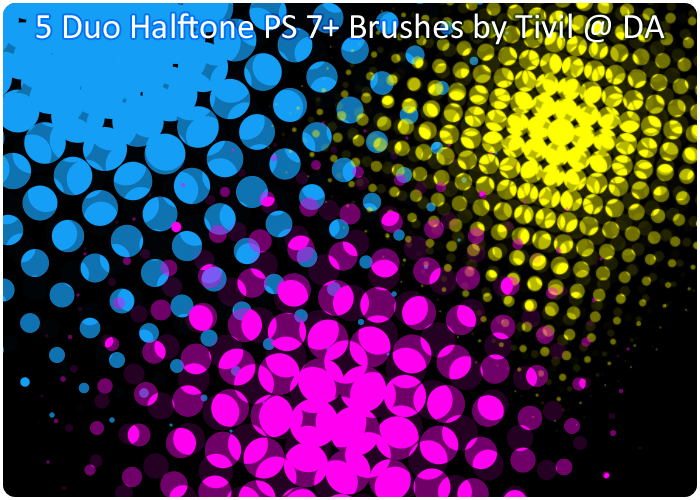 Photoshop Brush - Duo Halftone by Tivil on DeviantArt
