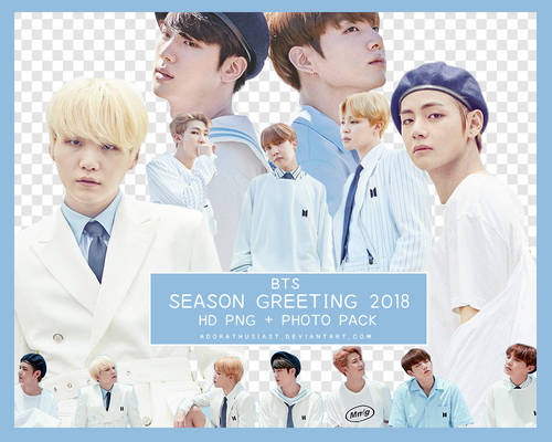 BTS Season Greeting 2018 PNG + PHOTO PACK