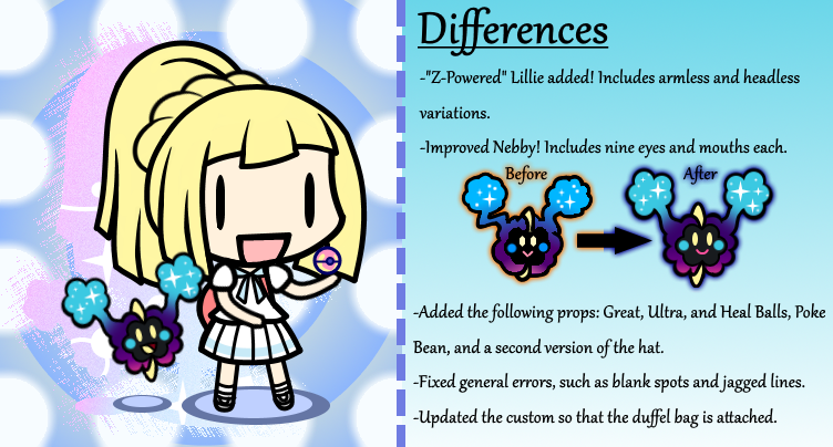 Custom Walfas - Lillie -and Cosmog!-