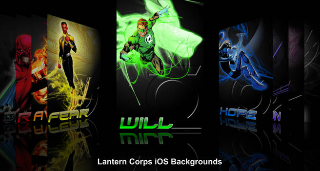 Lantern Corps iOS background