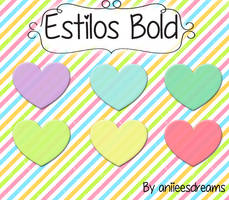 Estilos Bold