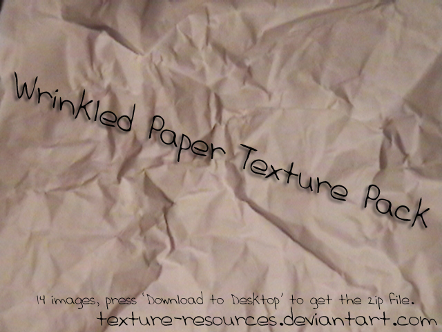 Wrinkled Paper Texture Pack