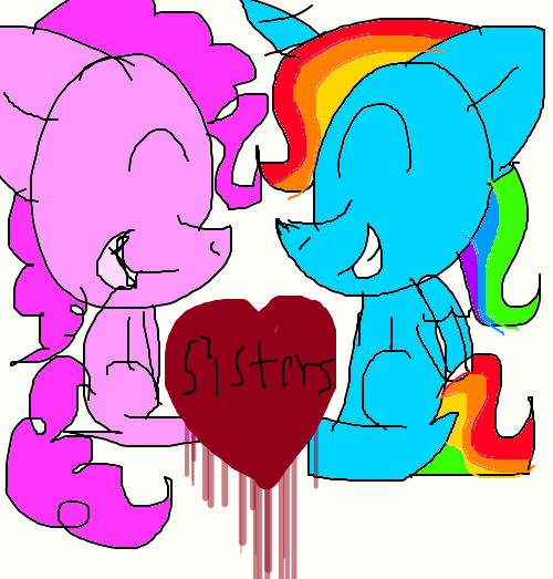 Sparkle and Pinkie Pie are sisters!