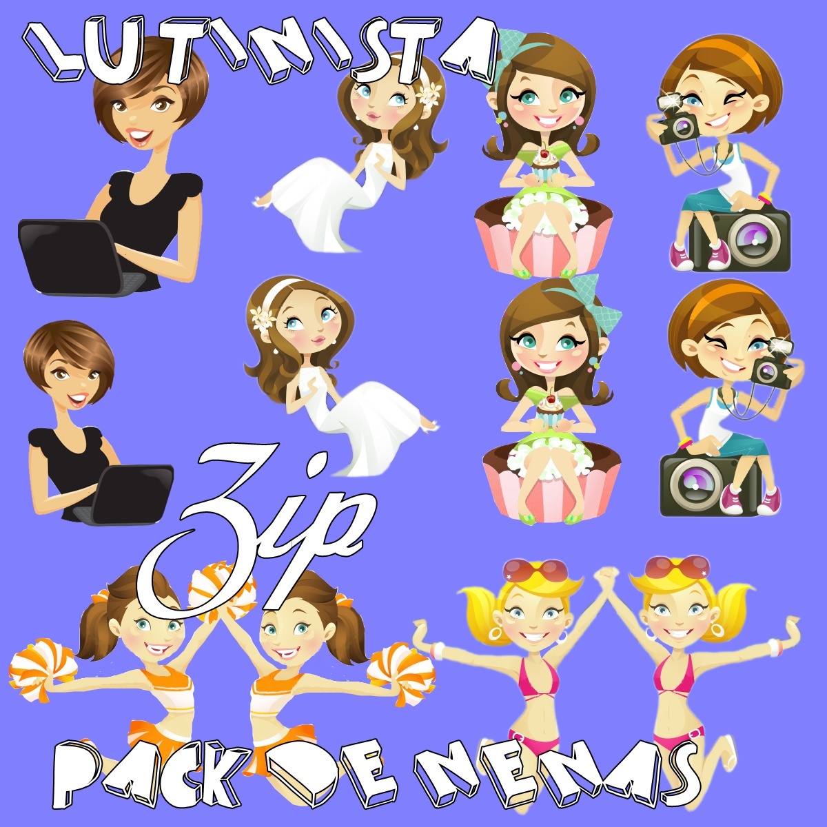 Pack de nenas .Zip by Lutinista on DeviantArt
