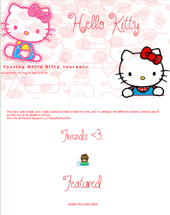 Hello Kitty Journal