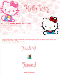 Hello Kitty Journal
