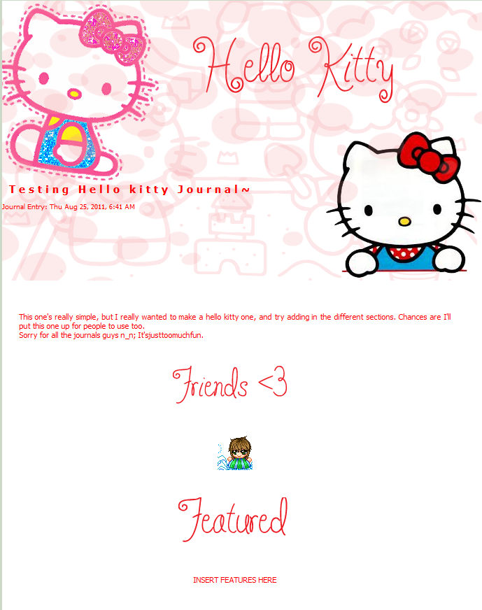 Hello Kitty Journal by Kittur-puff on DeviantArt