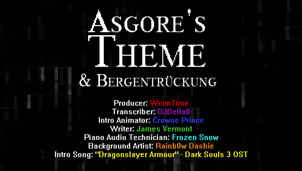 Weimtime Asgore S Theme Opening Animation Script By Jvermont On