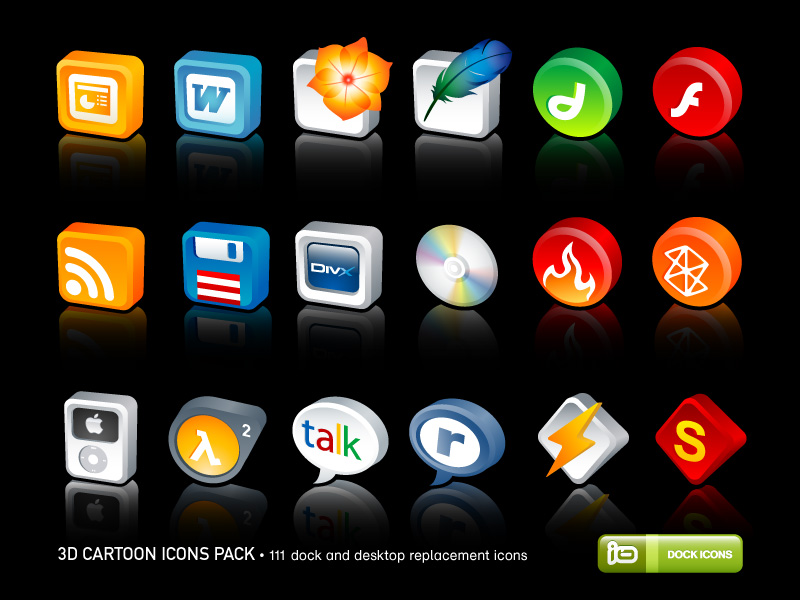 3d icons pack