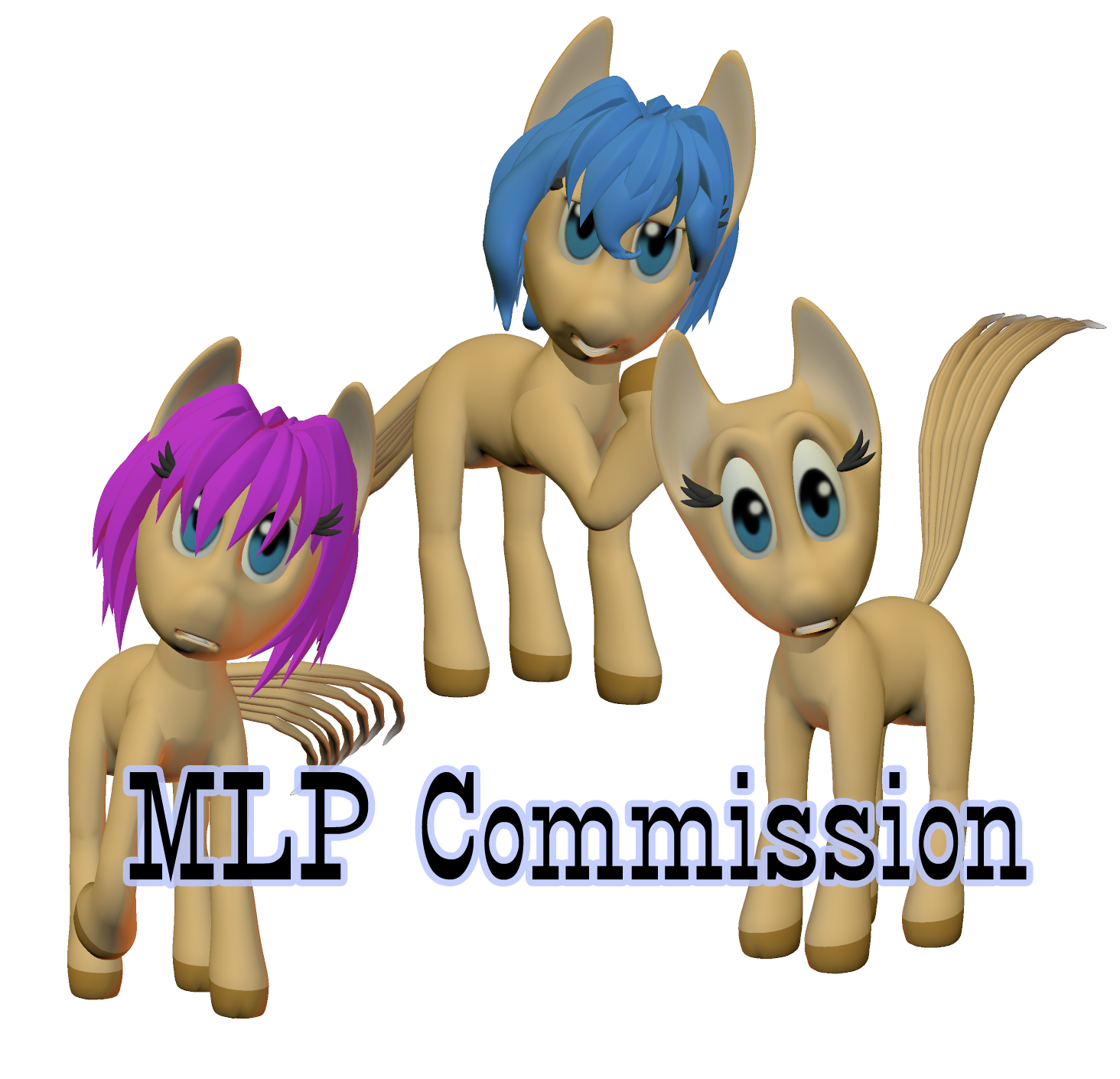 My Little Pony Commission by imago3d