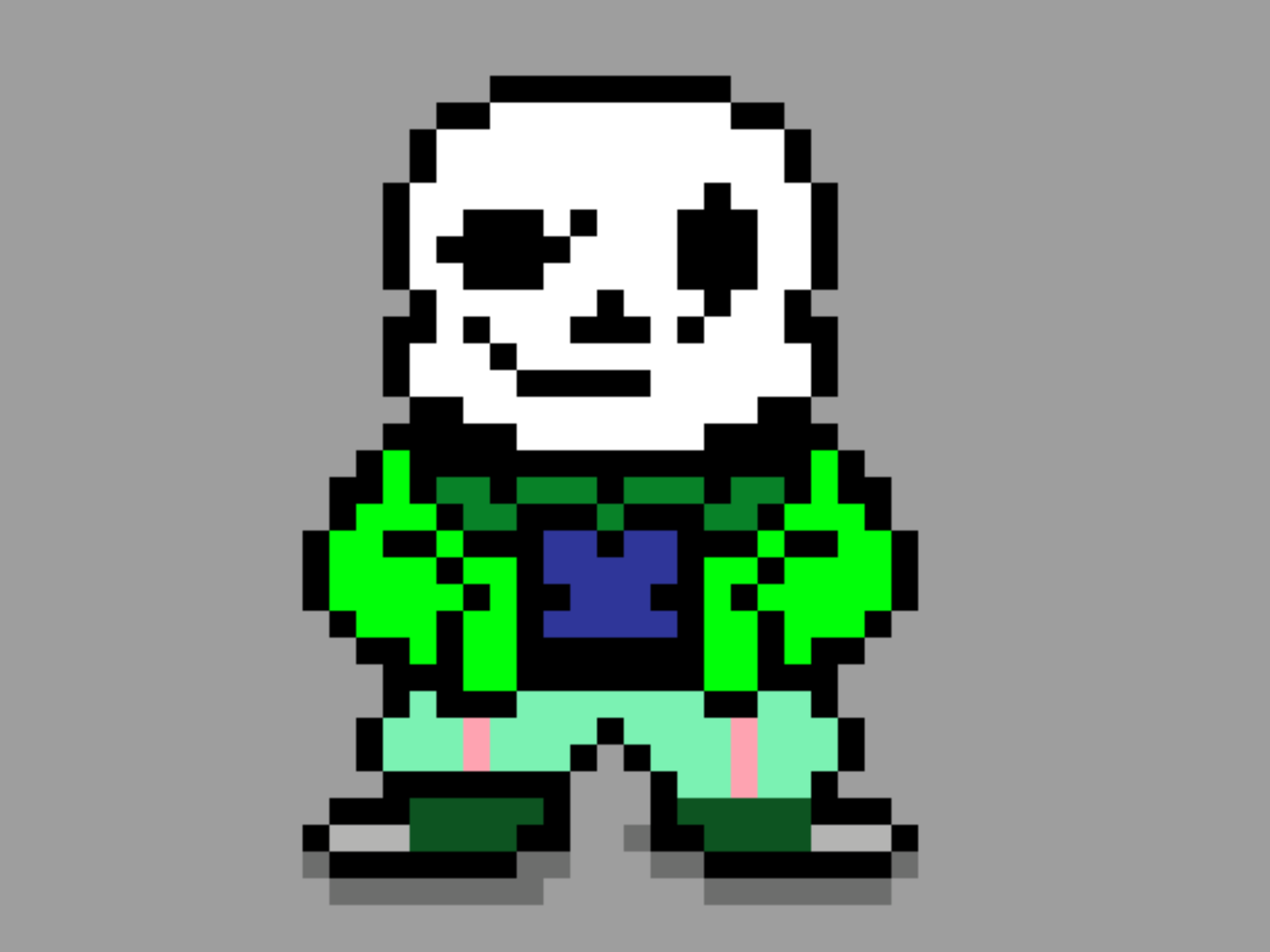 If Sans is a pixel artist by aaron2750 on DeviantArt