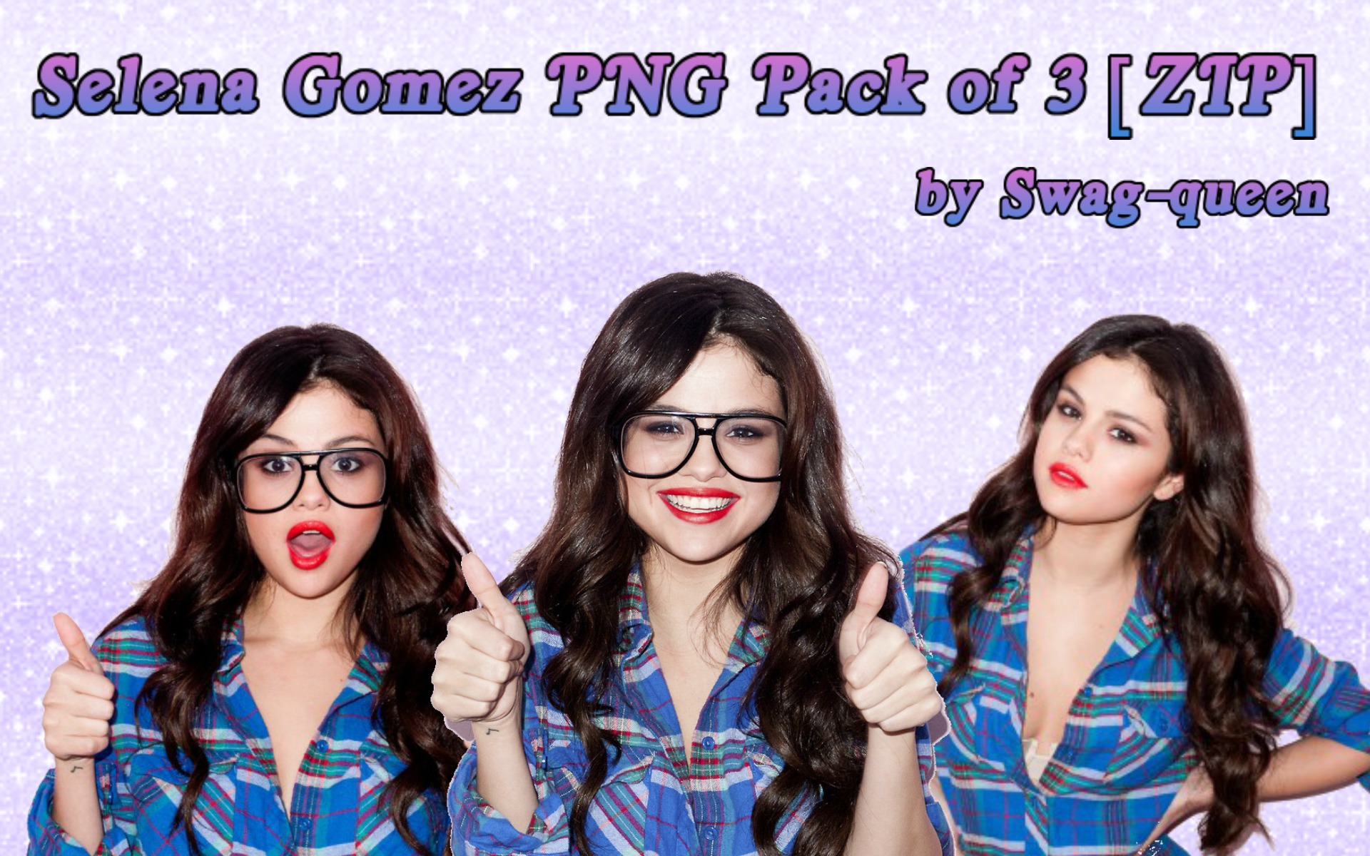 Selena Gomez PNG Pack of 3 [ZIP] by Swag-queen on DeviantArt