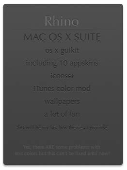 rhino MAC OS X GUIKIT