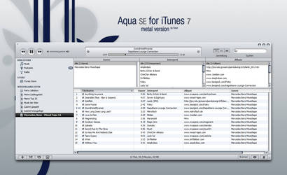 AquaSE skin for iTunes 7