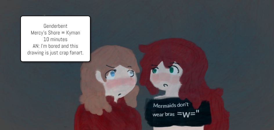Genderbent - Mercy's Shore - Pirate/Mermaid Kyman by fnafcoolness on ...