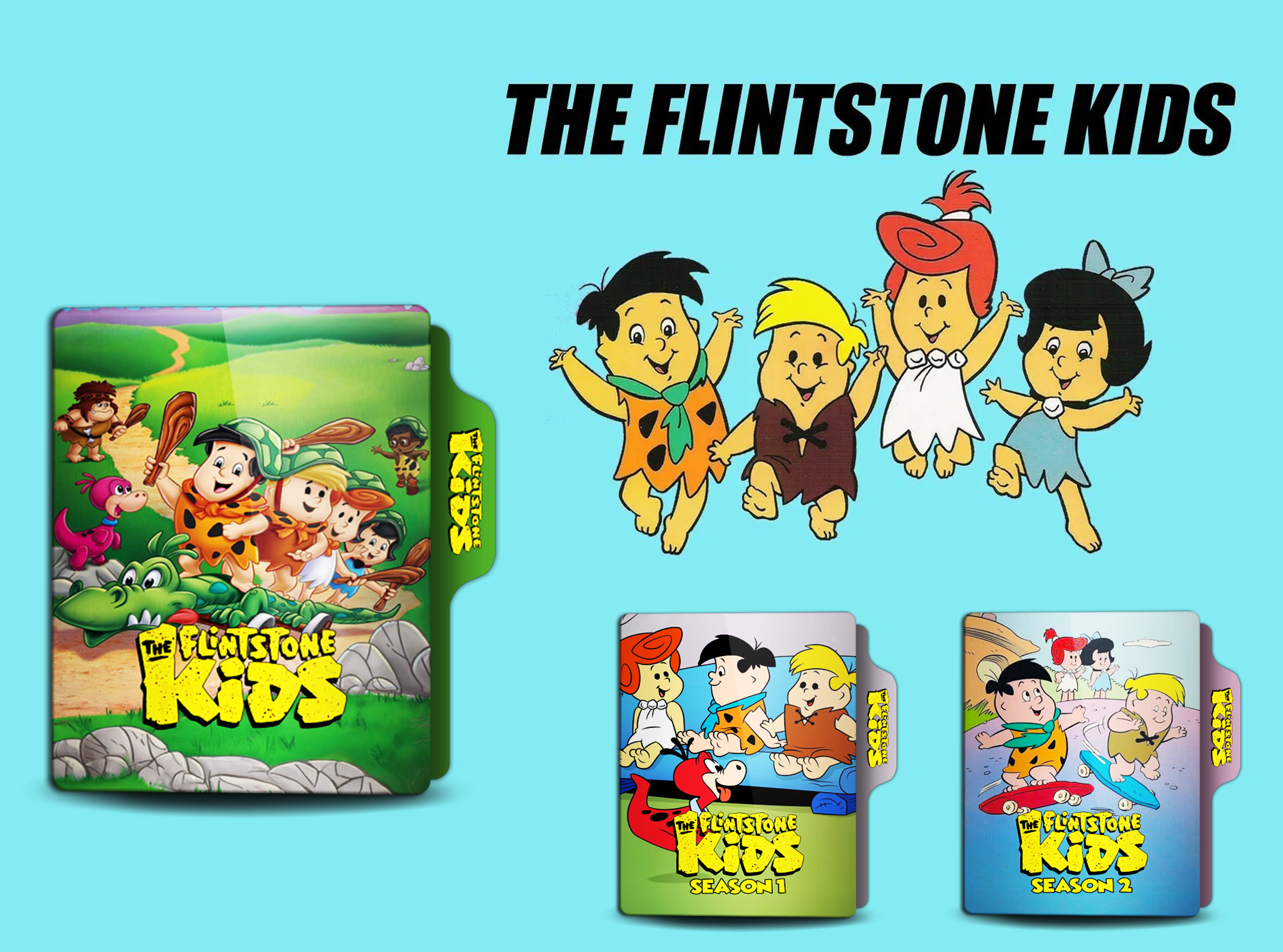 The Flintstone Kids Folder icon by Vsvp6 on DeviantArt