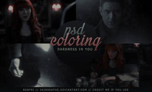 PSD coloring: Darkness in you