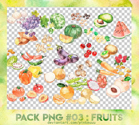 [PNG] #03. PACK PNG fruits
