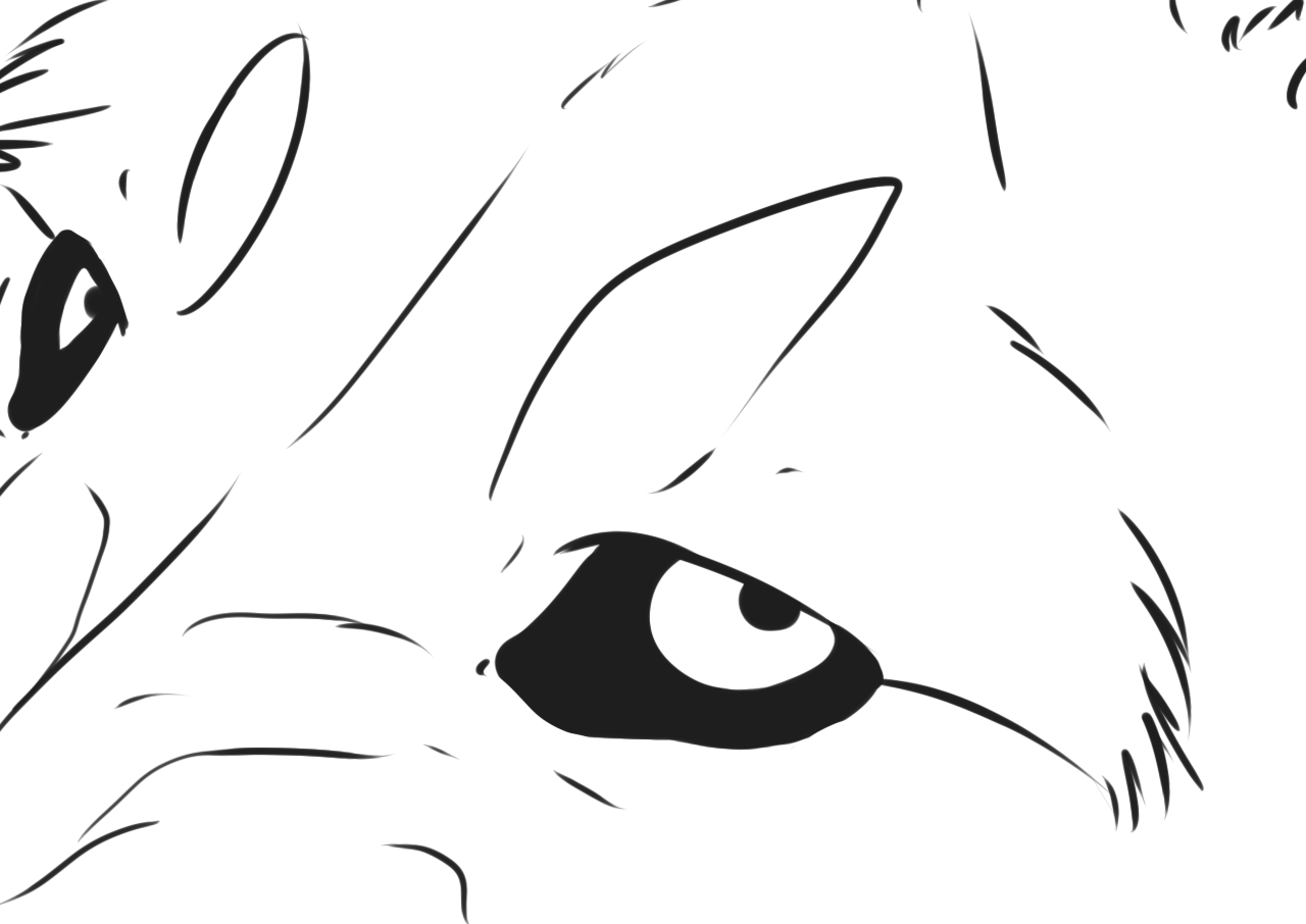 Dem eyes.. [Lineart] .psd