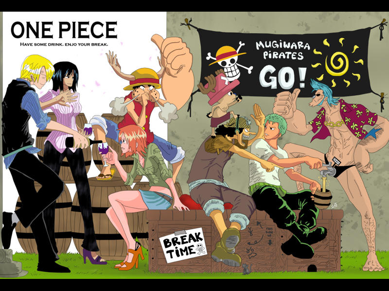 One Piece Break Time Wallpaper By Thegamejc On Deviantart