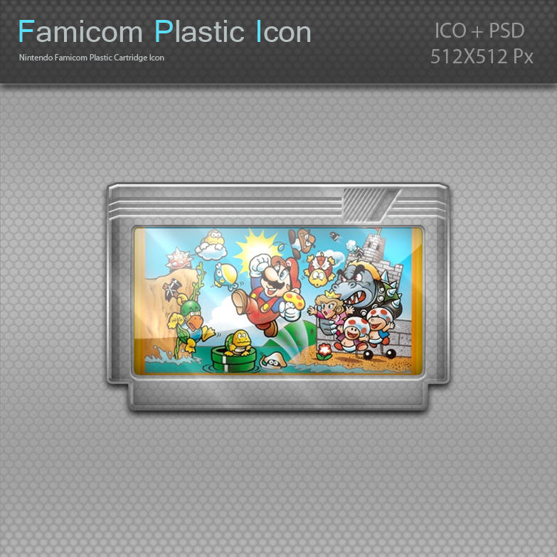 Famicom Plastic Cartridge Icon by blinkybill on DeviantArt