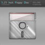 5.25 Inch Floppy Disk Plastic Icon