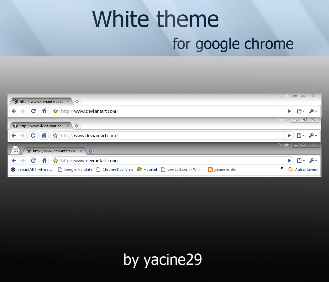 White theme for chrome