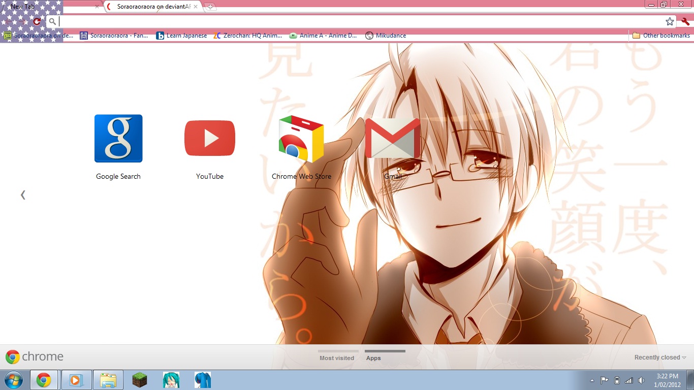 Hetalia: America Chrome Theme DL