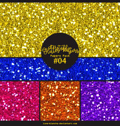 Papers pack #4 - Metallic Glitter Papers