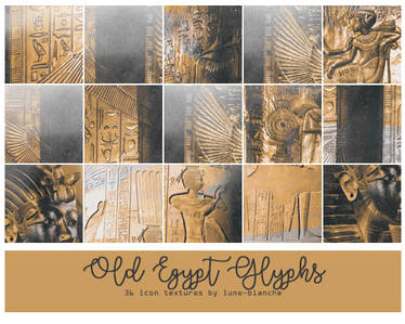Old Egypt Glyphs - Icon Textures #49