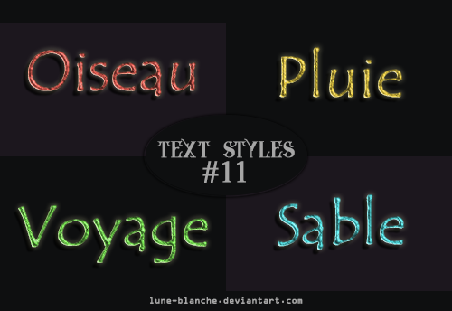 Text Styles #11