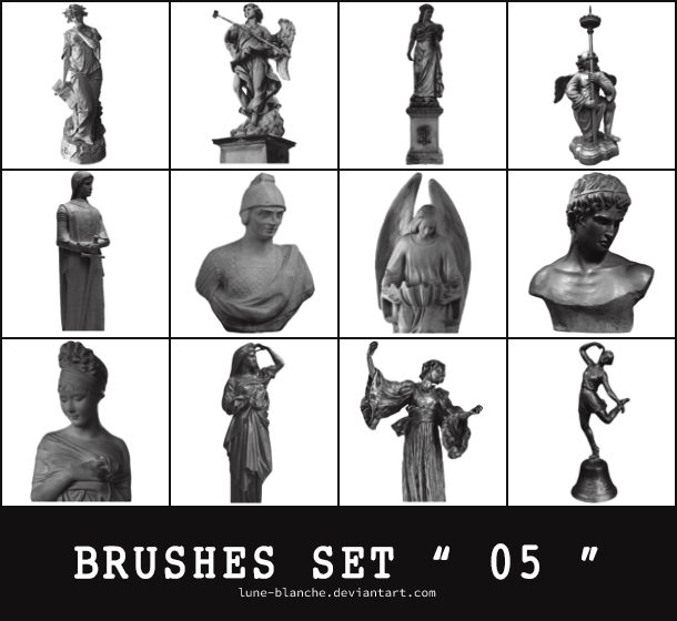 BRUSHES SET # 05 by lune-blanche on DeviantArt
