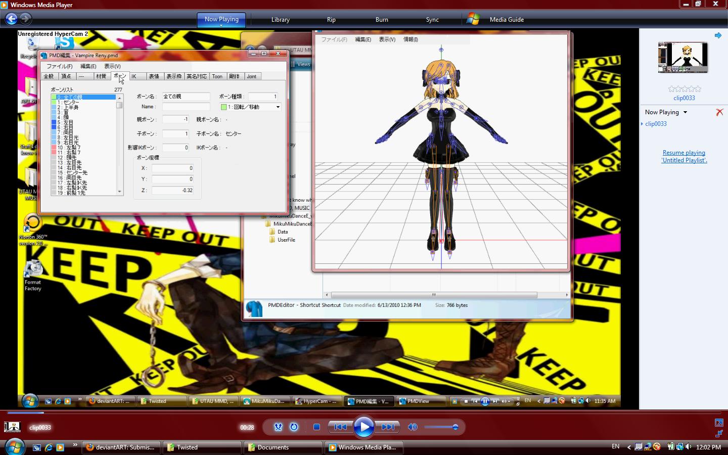 How to add mophs to MMD