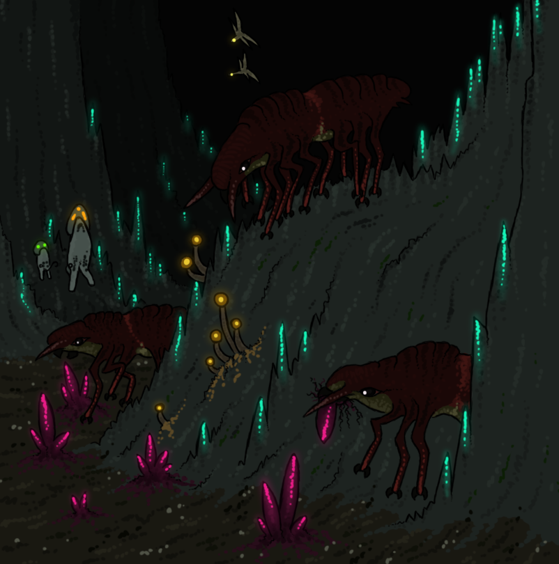 Trollmans Deviantart Red Ant-Elope Herd by TrollMans on DeviantArt
