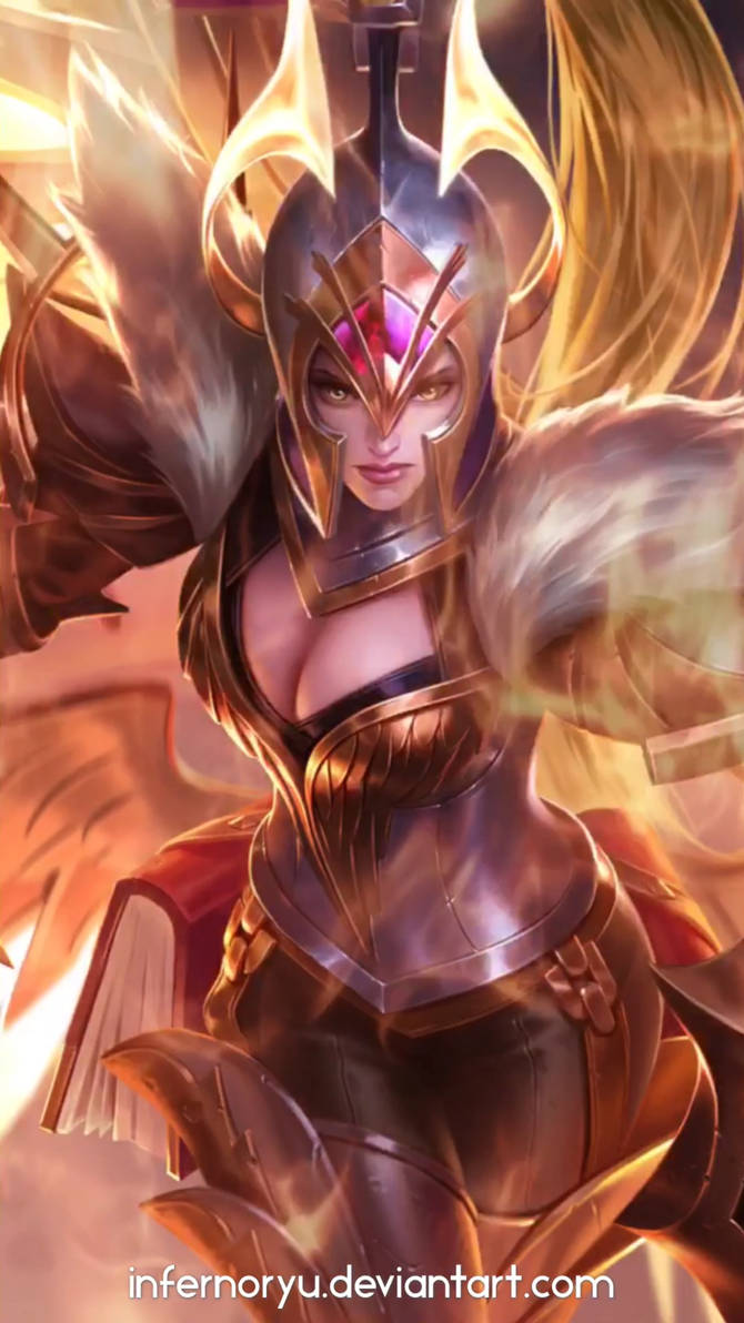 Mlbb Freya War Angel Video Wallpaper By Infernoryu On Deviantart Valkyrie, dark rose, dragon hunter, beach sweetheart, war angel, gladiator, christmas carnival. mlbb freya war angel video wallpaper by