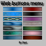 Web menu buttons by xaviermartinezf on DeviantArt