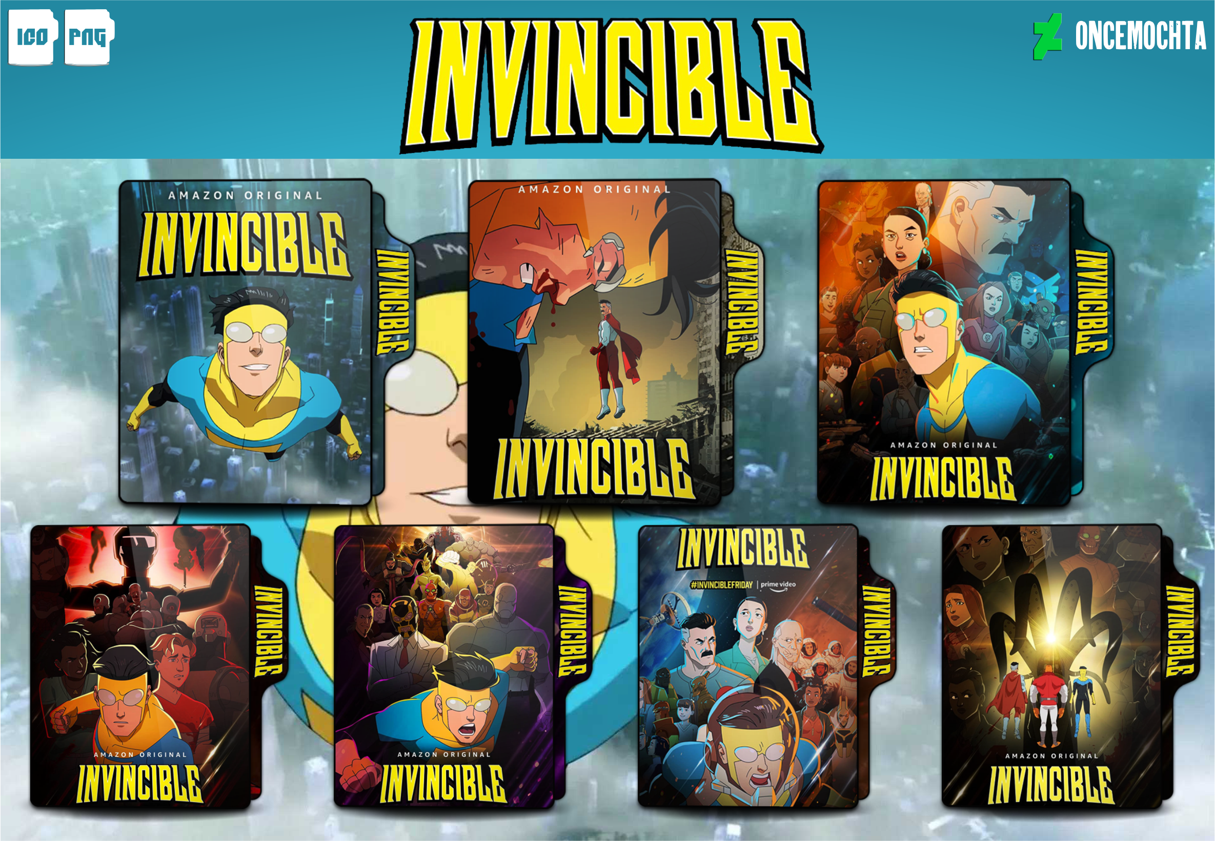 Invincible (2021-) Icon Pack by ONCEMochta on DeviantArt