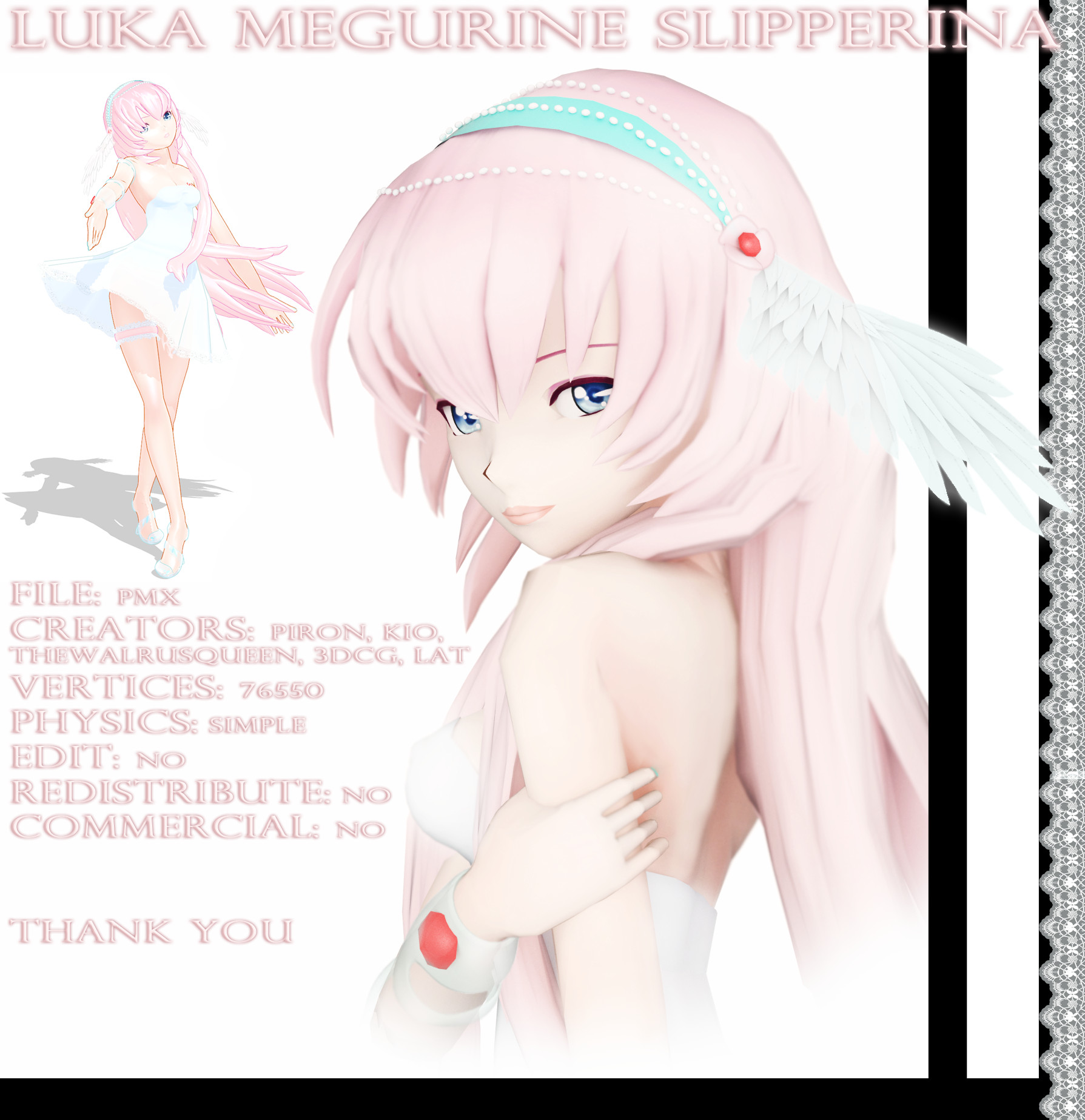 -MMDNewcomer- Luka Megurine Slipperina2 -Download-