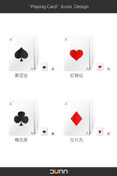 Playing Card Icons Design