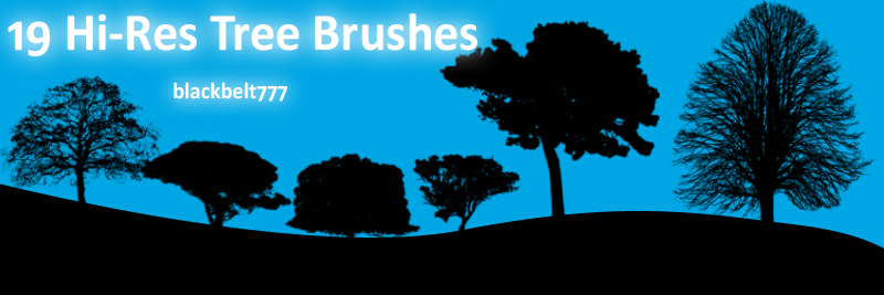 Hi-Res Tree Brushes
