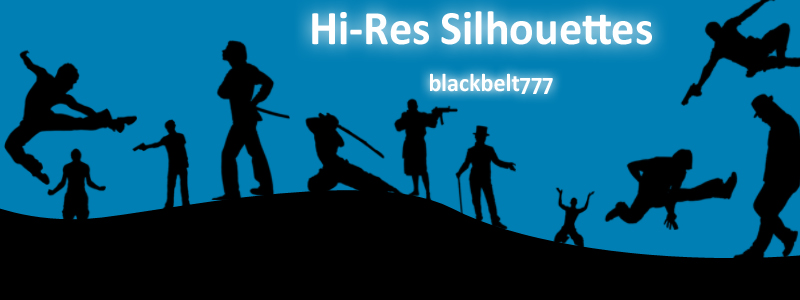 Hi-Res Male Silhouette Brushes