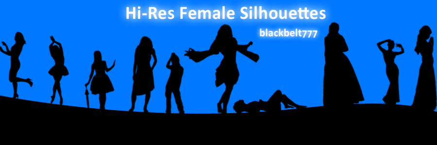 Hi-Res Female Silhouette Brush