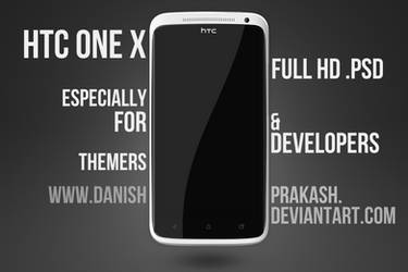 HTC One X [psd] by danishprakash