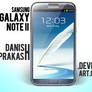 Samsung Galaxy Note II [Blue] [psd]