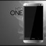 HTC One white PSD