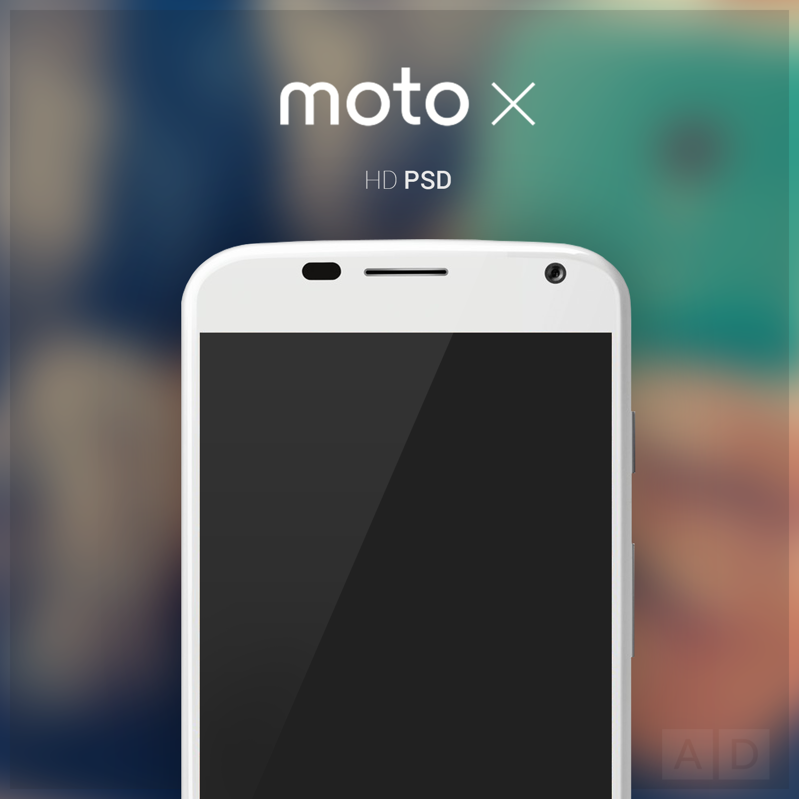 Moto X : PSD (White)