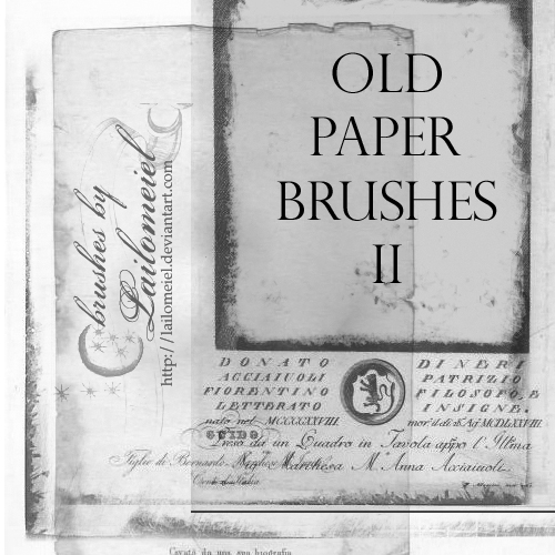 Old Paper Brushes 2